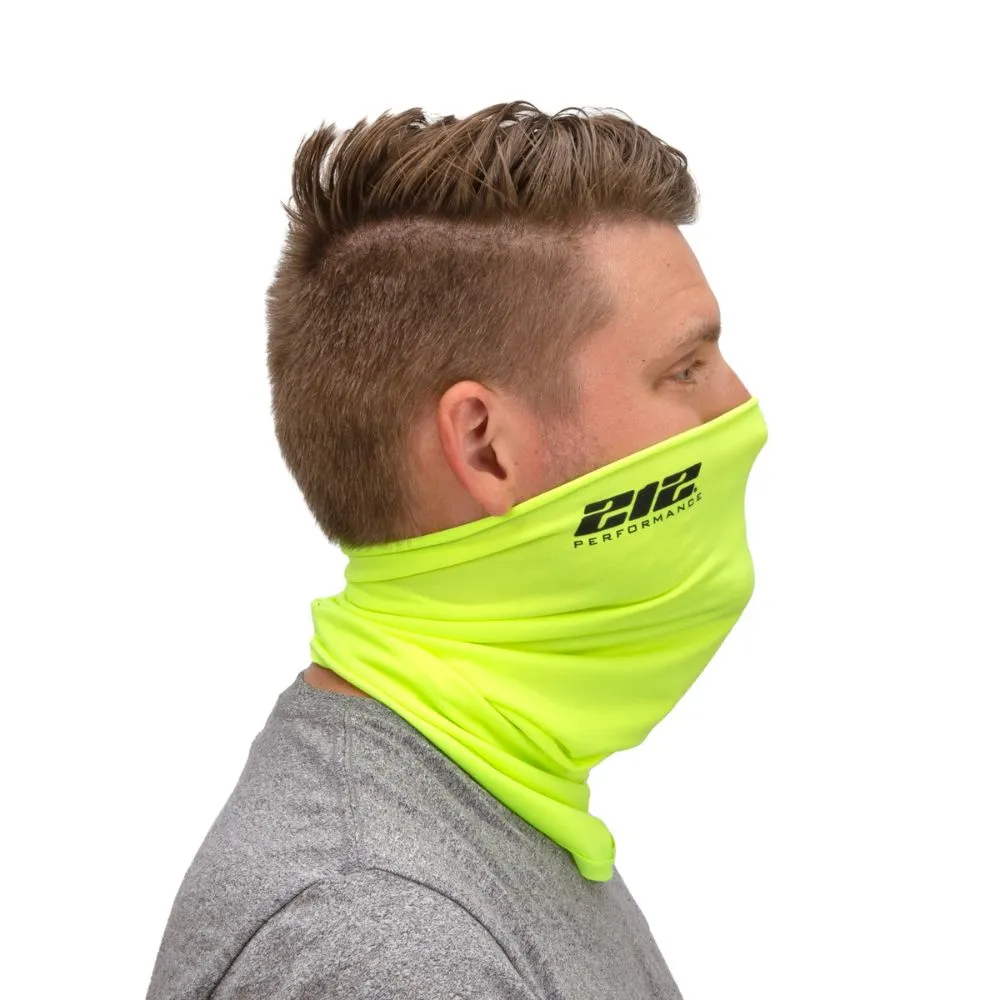 212 Performance FC-88-000 Protective Neck Gaiter and Particulate Filtering Face Cover in Hi-Viz Yellow Yellow