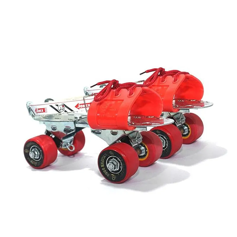 JJ Jonex Deluxe with Brake Adjustable Quad Roller Skates | 6-15 Years (MYC)