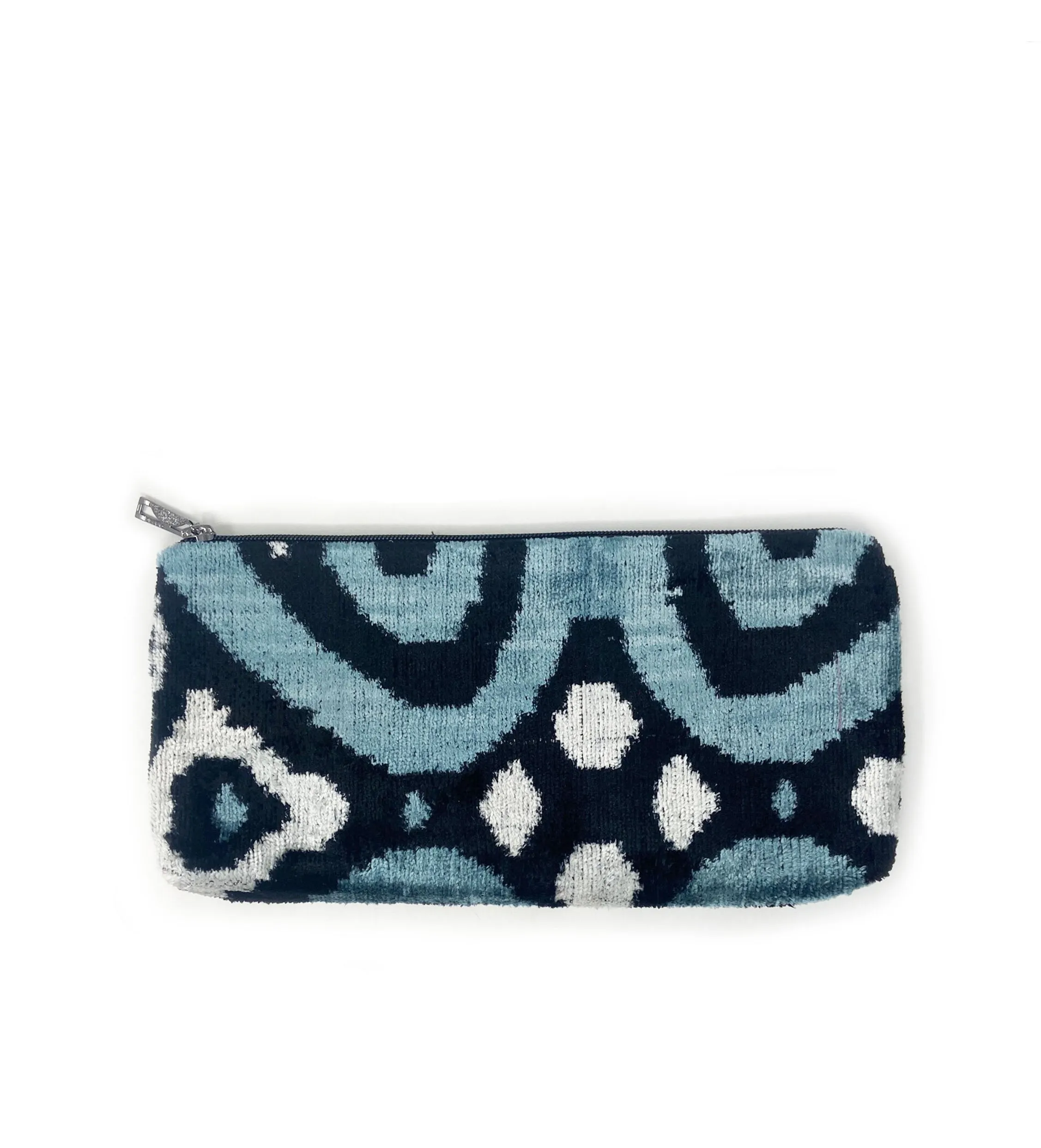 Large Velvet Ikat Bag