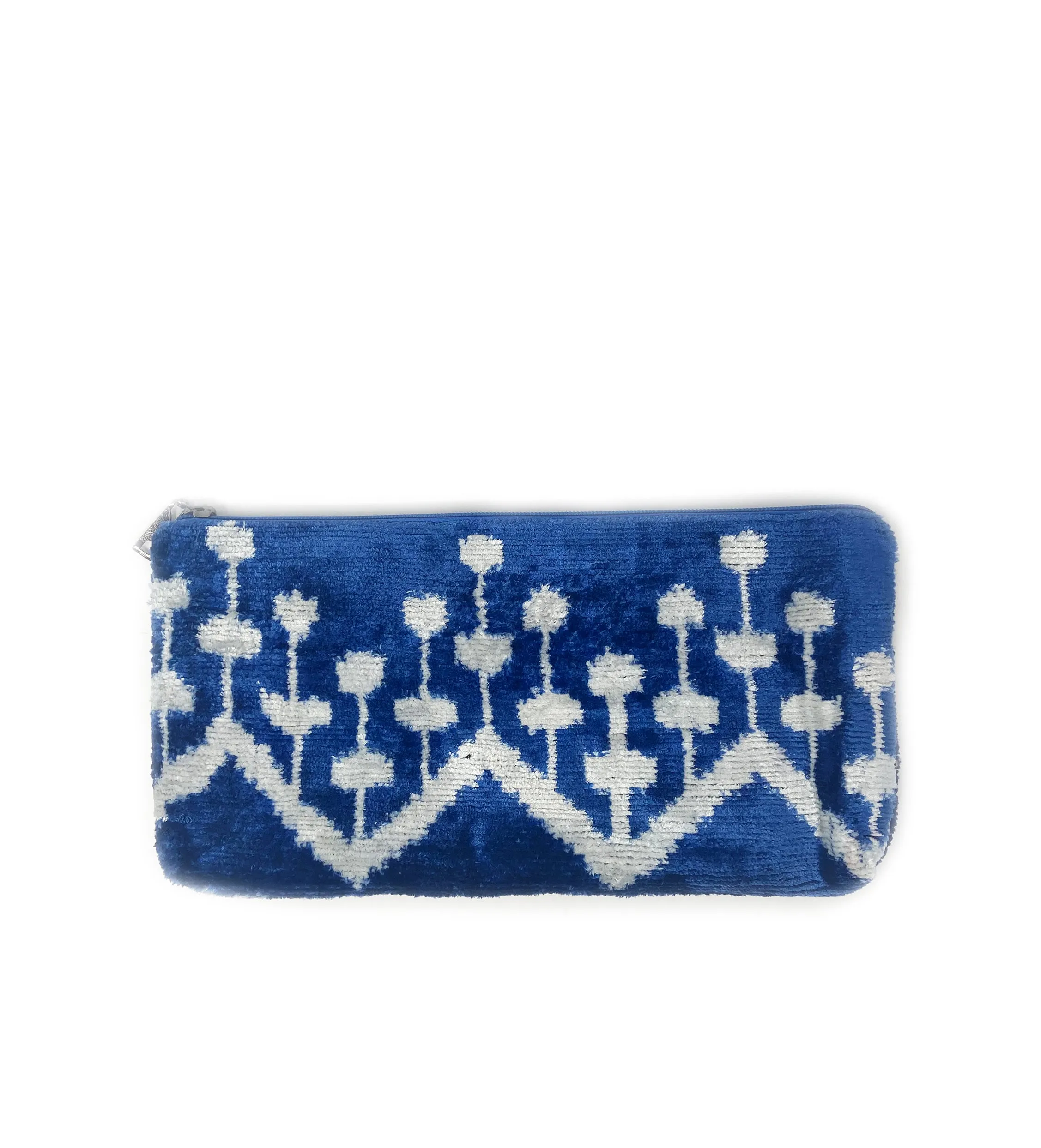 Large Velvet Ikat Bag
