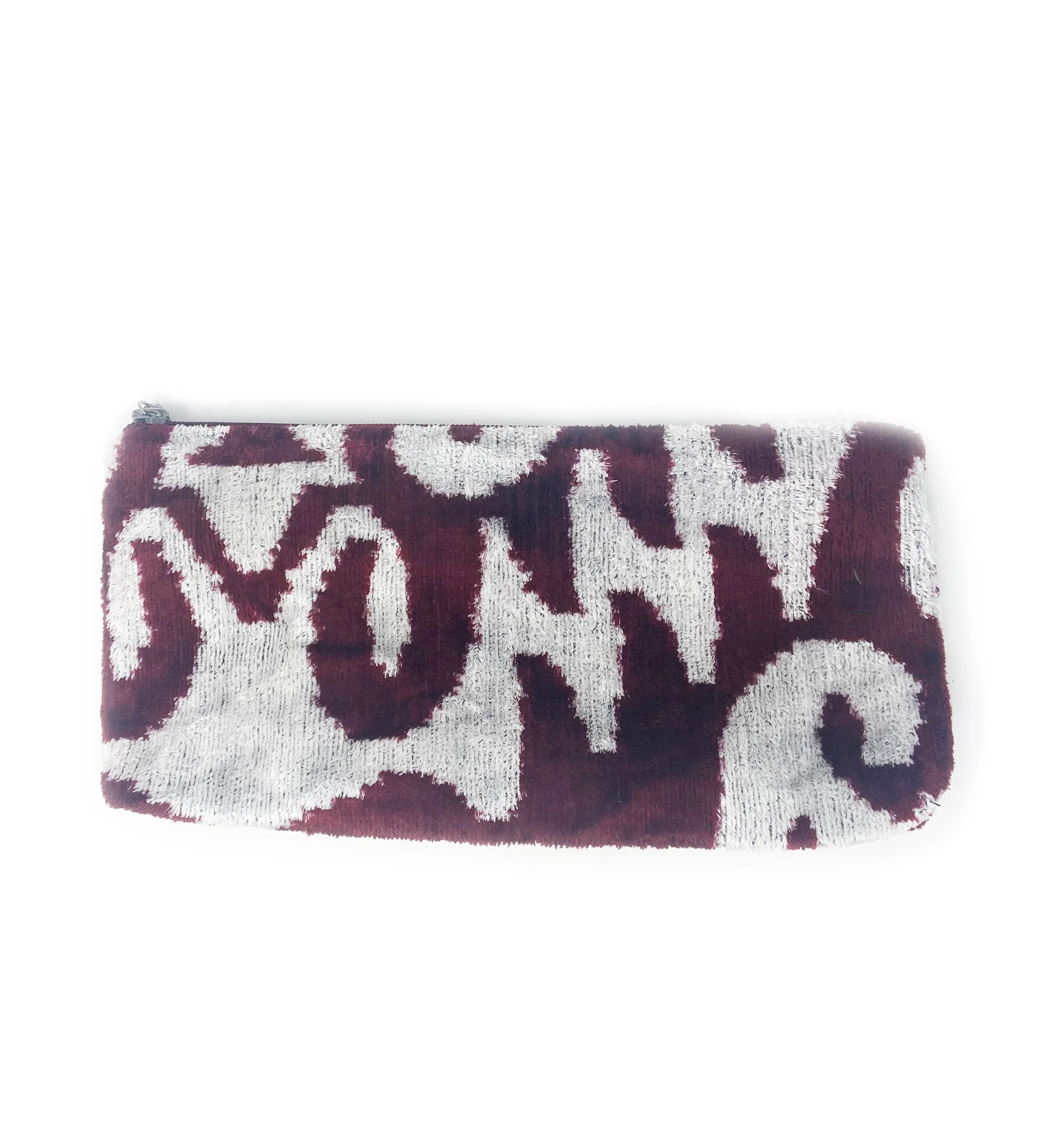 Large Velvet Ikat Bag