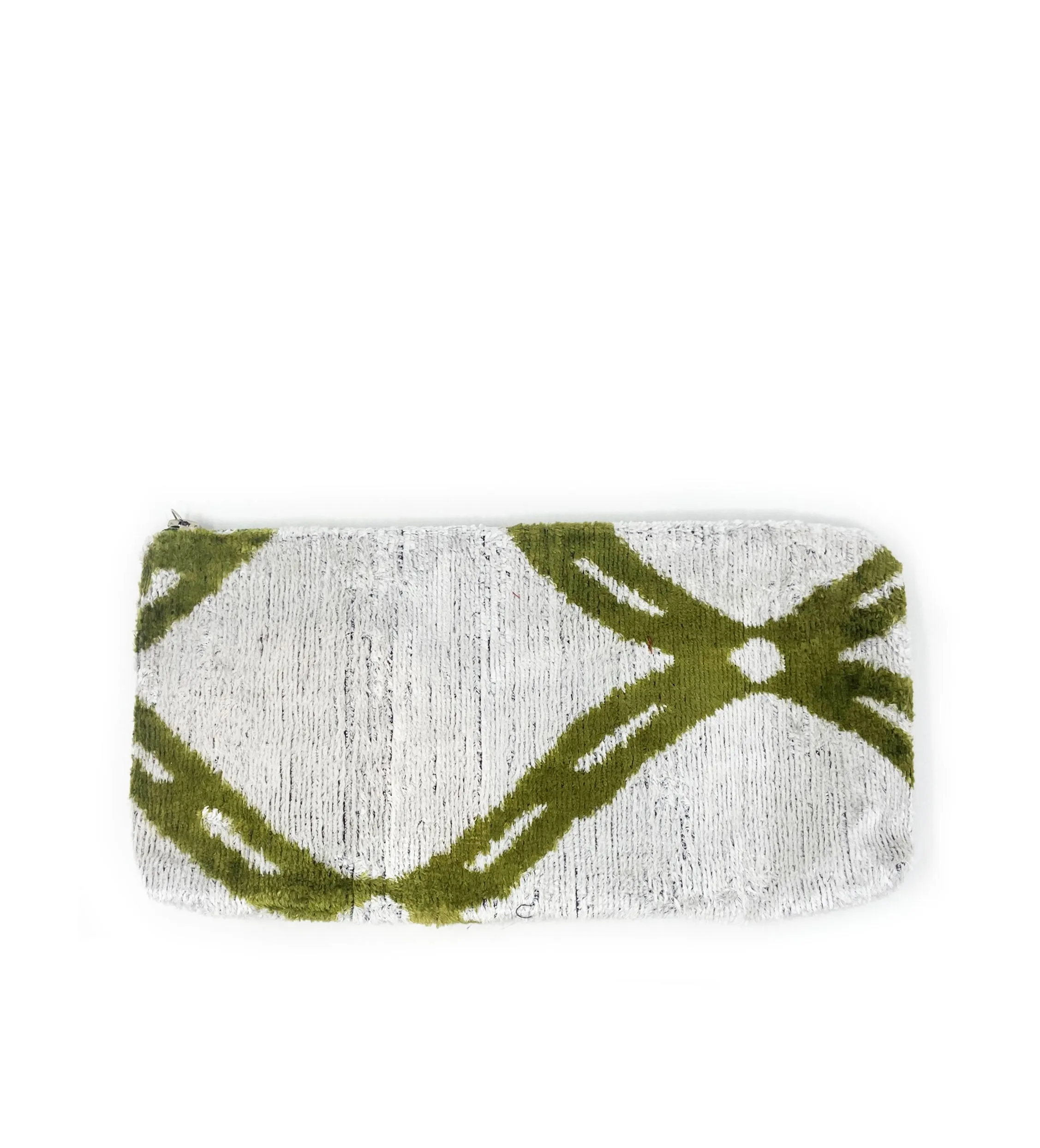 Large Velvet Ikat Bag