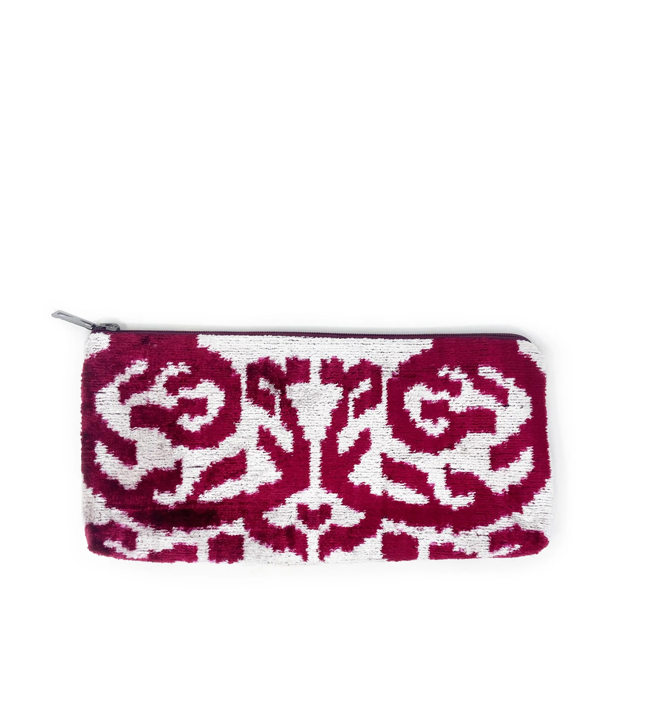 Large Velvet Ikat Bag