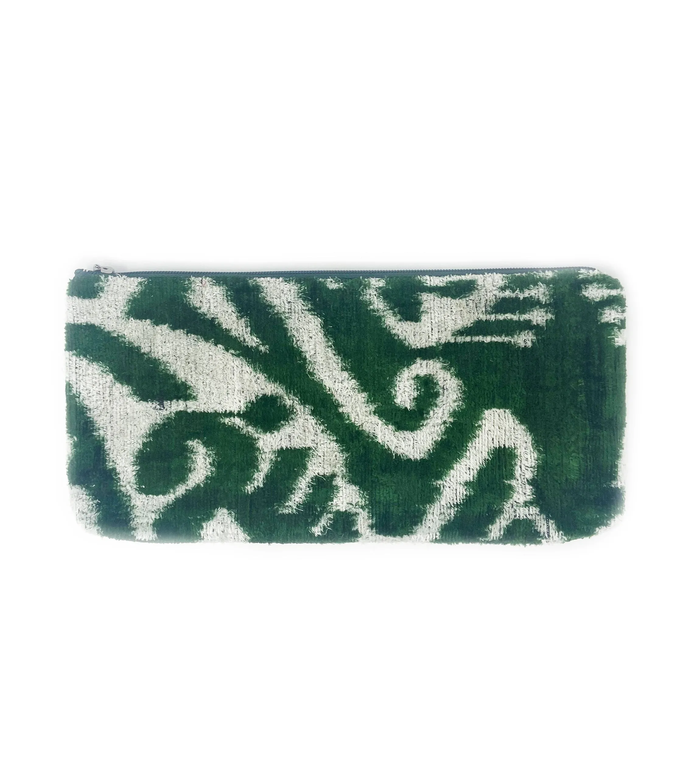 Large Velvet Ikat Bag