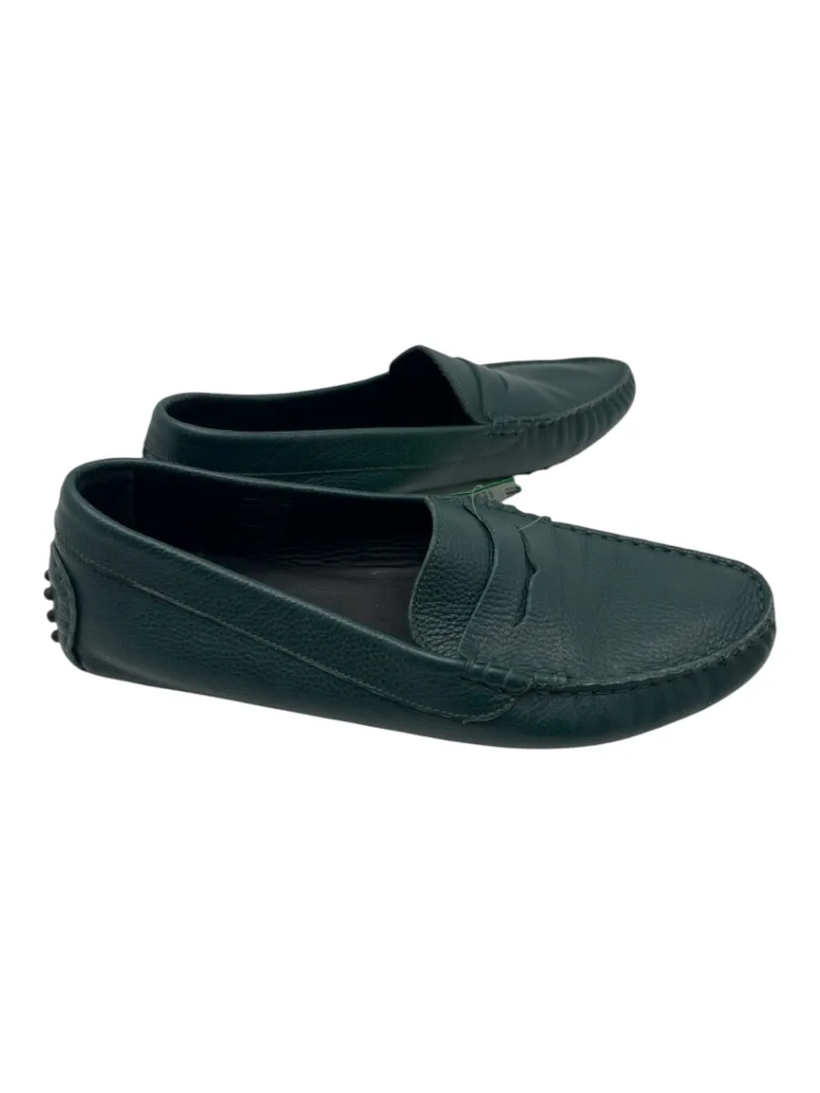 M. Jemi Shoe Size 43 Dark Green Leather Penny Loafer Driver Loafers