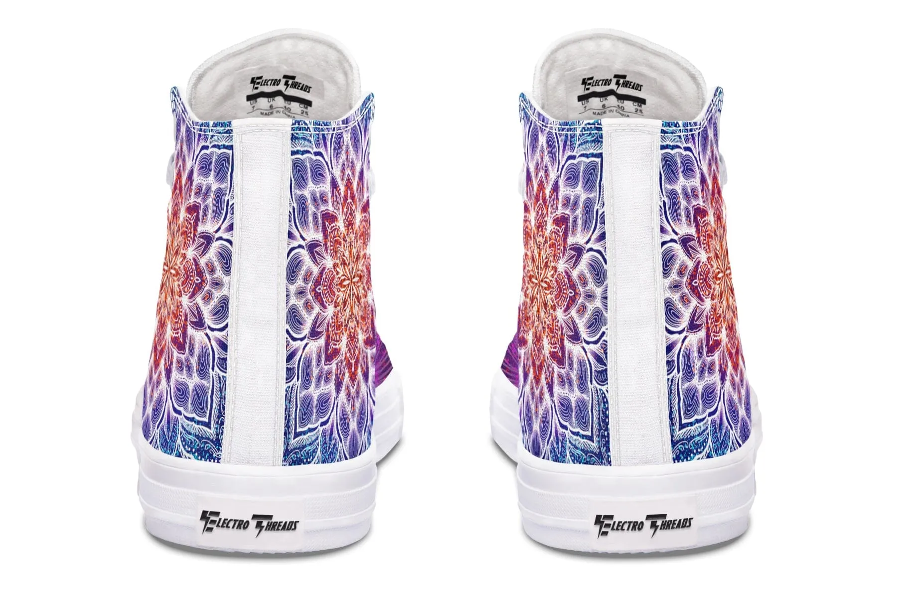 Spark Of Joy Mandala High Top Shoes