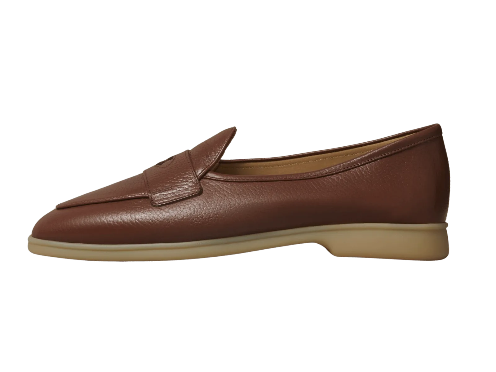 Stride Penny Loafers in Tan Moorland Calf